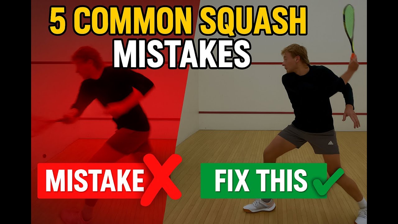 The Most Common Technical Errors in Squash: Fix your Technique!