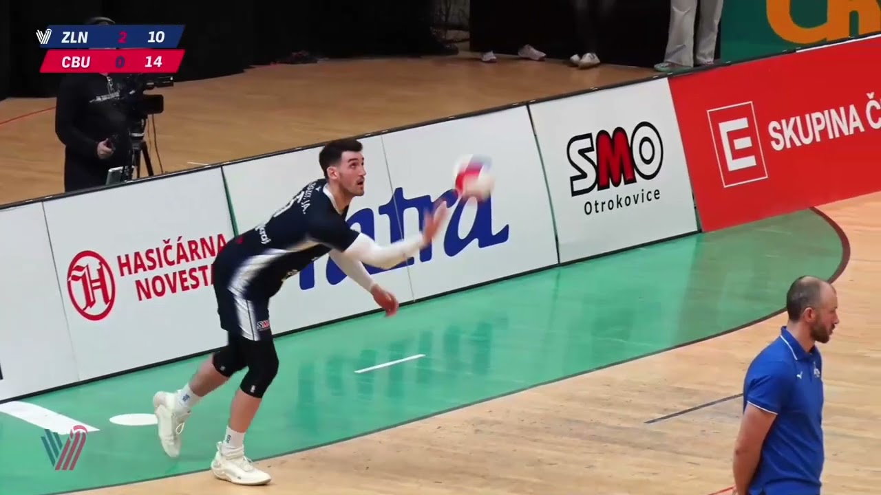 SESTŘIH | ČTVRTFINÁLE POHÁRU VSC Fatra Zlín vs VK Jihostroj České Budějovice