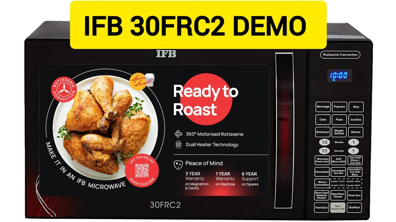 IFB 30FRC2 / 30BRC2 convection microwave demo.ifb microwave demo.how to use IFB microwave convection