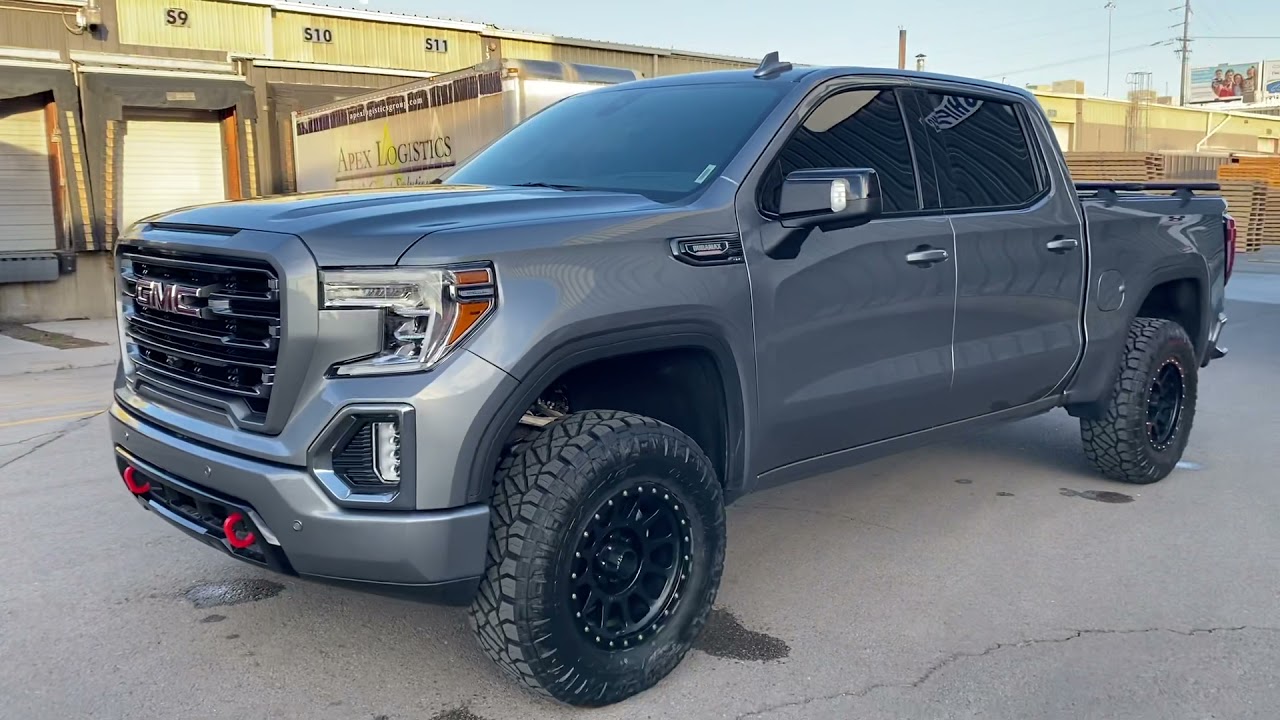 2021 GMC Sierra 1500 AT4 Duramax Leveled on 34s