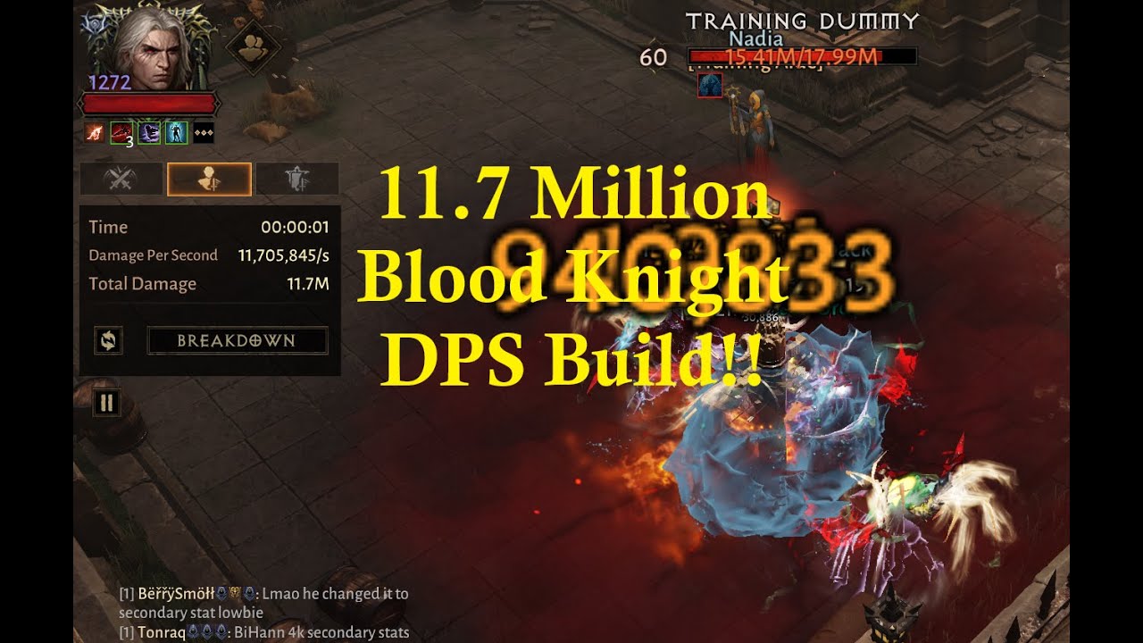 11.7 Million Damage Blood Knight Is Insane!!