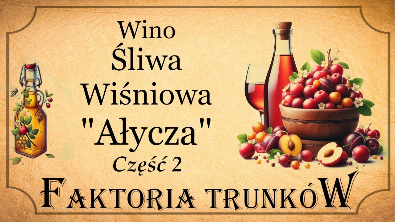 Wina ze Śliwy Wiśniowej 