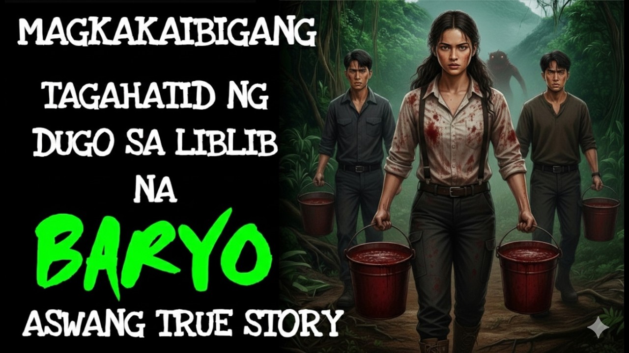 MAGKAKAIBIGANG TAGAHATID NG DUGO SA LIBLIB NA BARYO | Kwentong Aswang | True Story