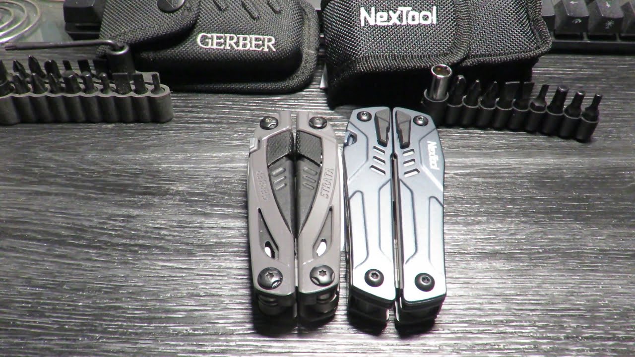 NEXTOOOL SAILOR PRO 14-in-1 (NE20045) vs GERBER STRATA
