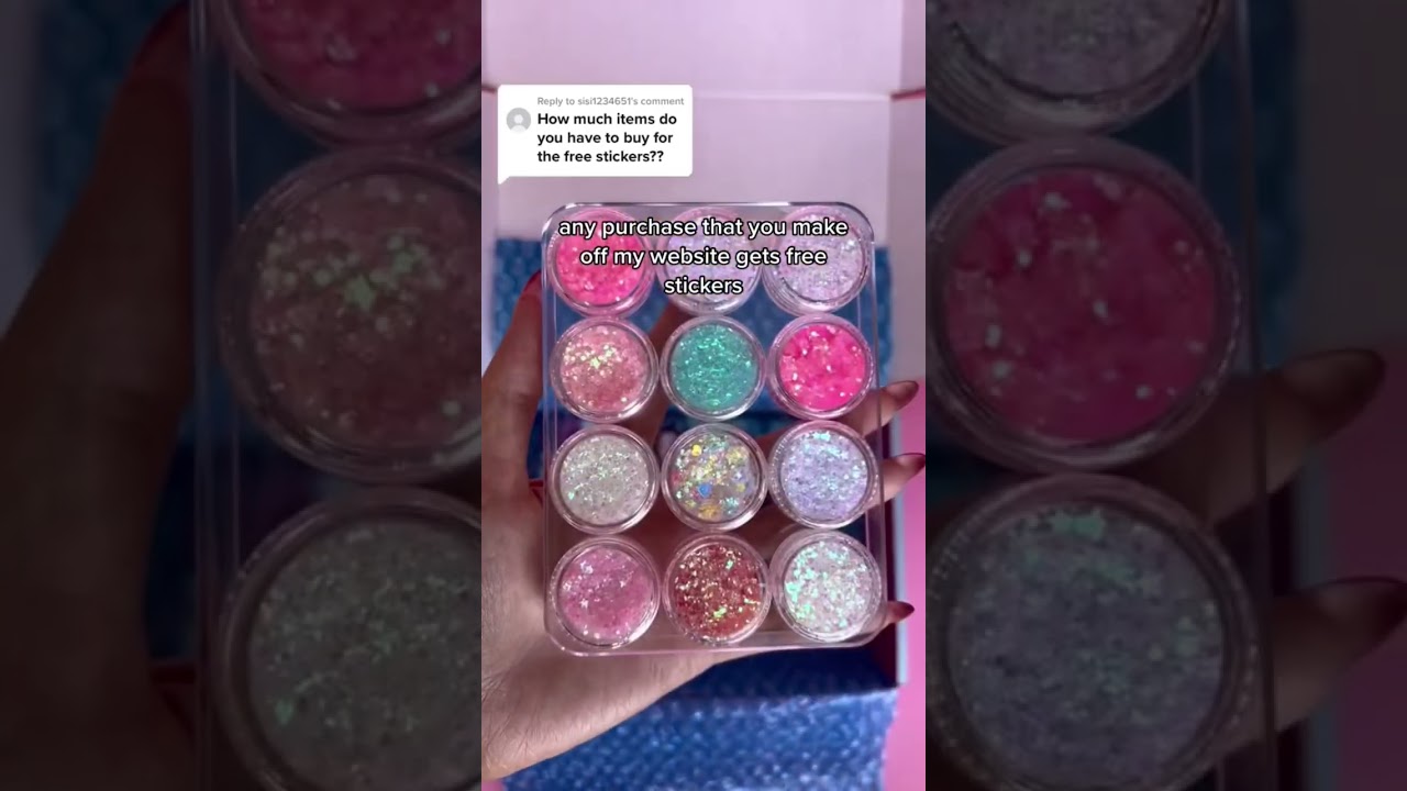 How to get free stickers #smallbusiness #otaku #makeup