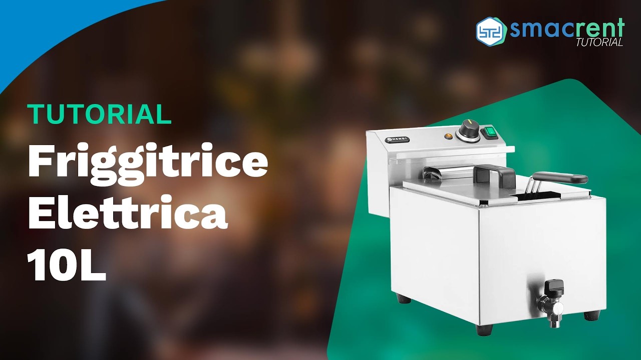 Come usare una friggitrice elettrica 10 Litri per catering | Tutorial Smacrent