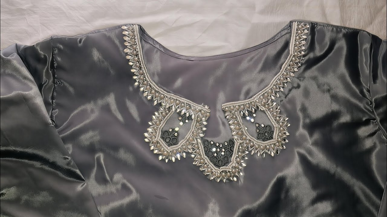 Beautiful trending Eid #special #neack disegan esey# catting #stitching tips #and tricks #