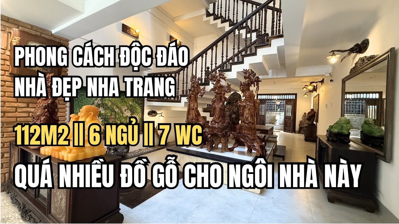 Nhà đẹp nha trang với nhiều nội thất gỗ đẹp lạ 