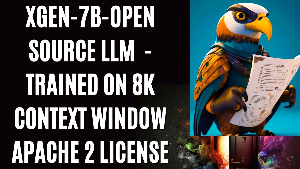 XGen-7B from Salesforce - Open Source Large Language Model (LLM) | 8K Context | Apache 2 License