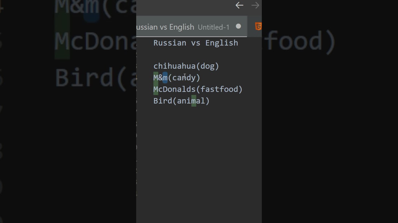 Русское и английское произношение
