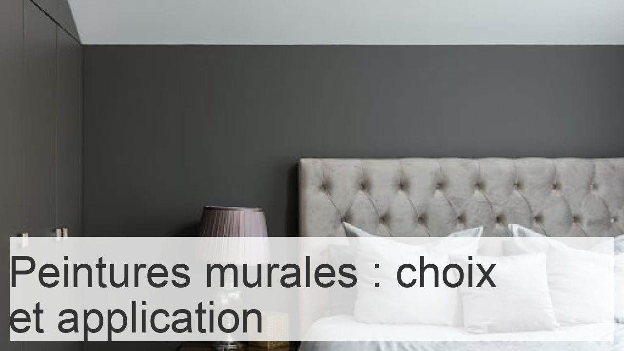 Peintures murales - types et applications