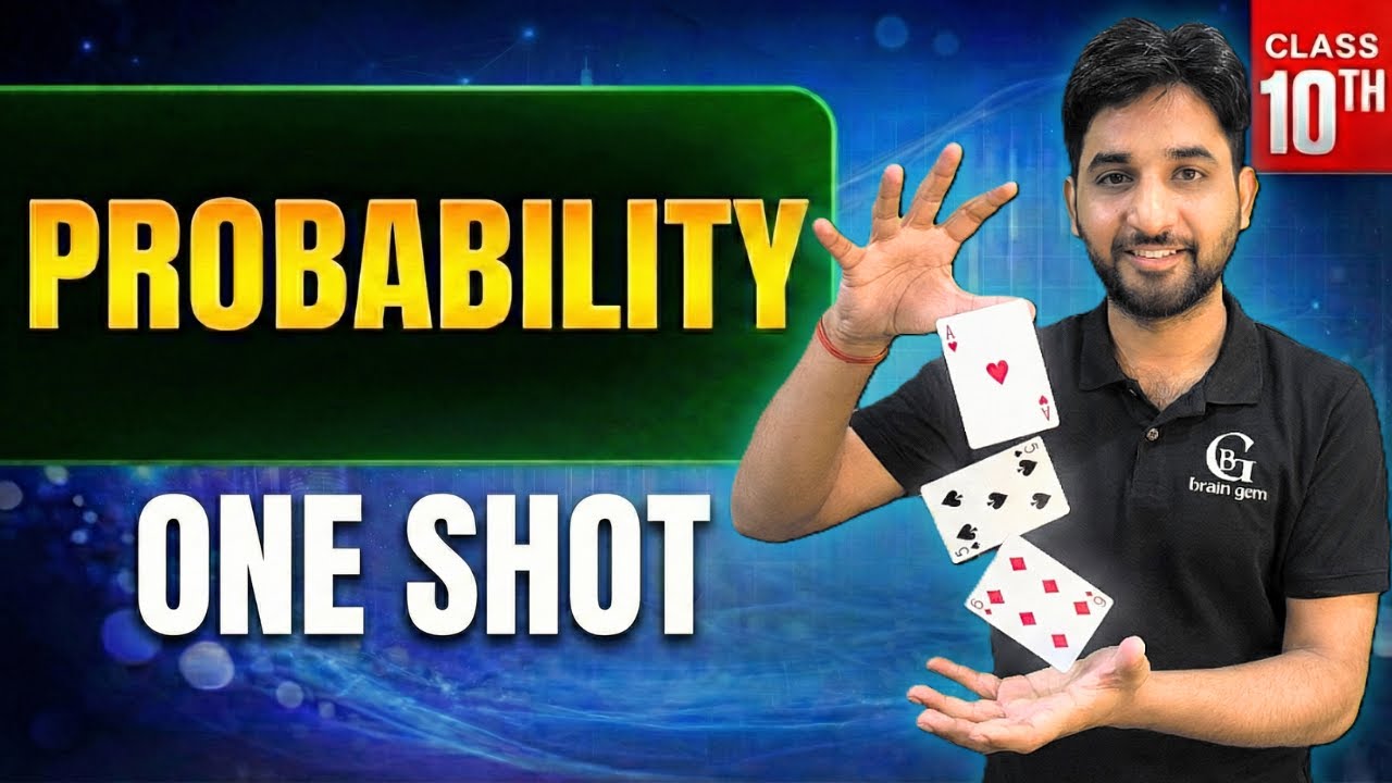 Probability Class 10 One Shot |  Important Questions | Class 10 Maths