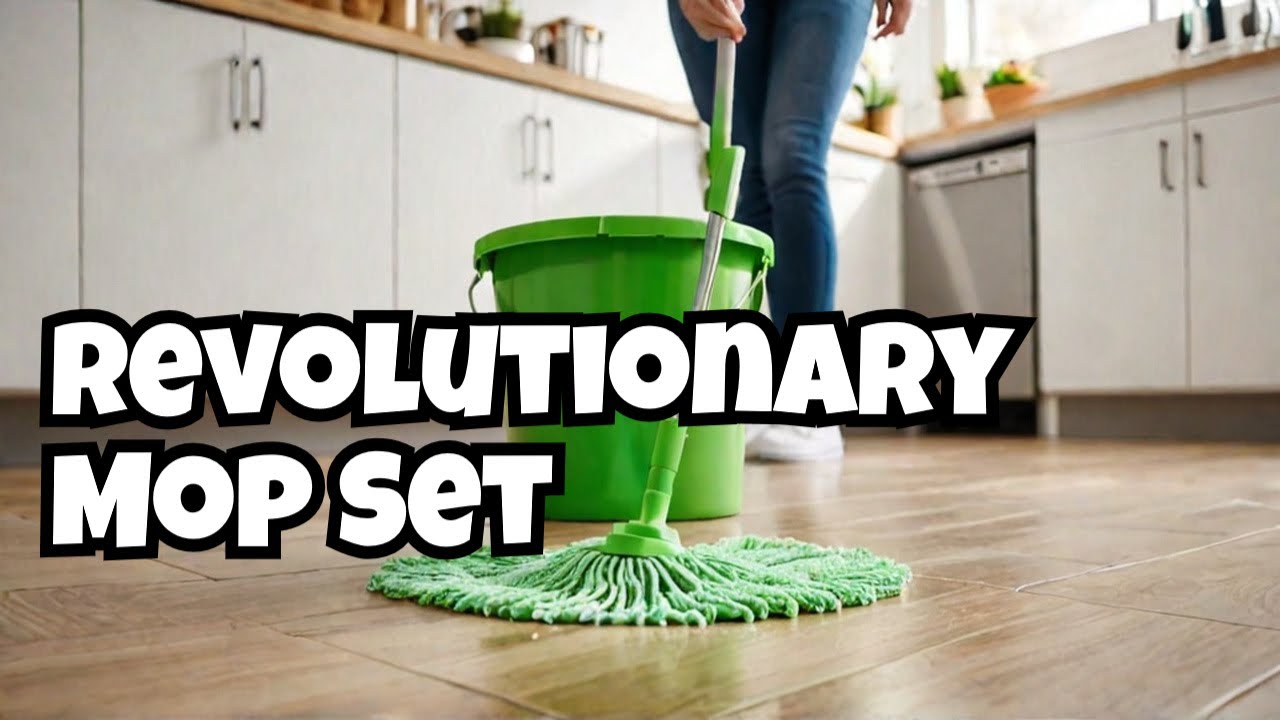 Scotch Brite 2 in 1 Bucket Spin Mop Green 2 Ref 4 Pcs #ScotchBrite #SpinMop #2in1Bucket #MopRefills