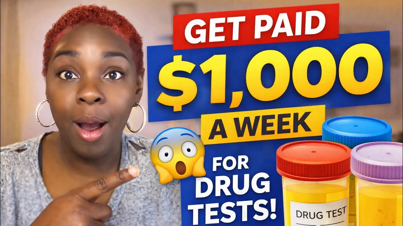 Get Paid $1000/Week.. Just To Take Drug Tests?
