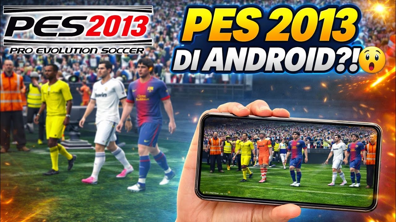 COBAIN PES 2013 DI ANDROID 😱 Lewat Emulator GameHub | Nostalgia Grafis PS3?