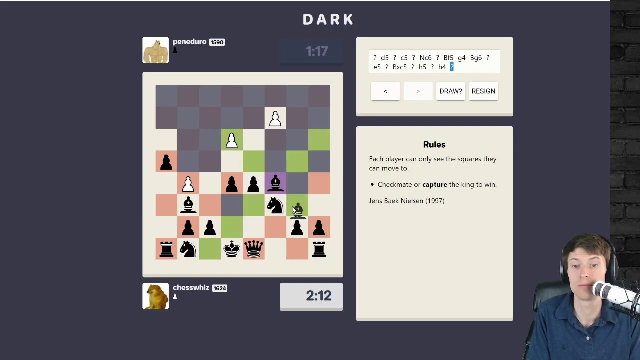 Episode 519: Bario Chess, Dark Chess, Shooting Chess