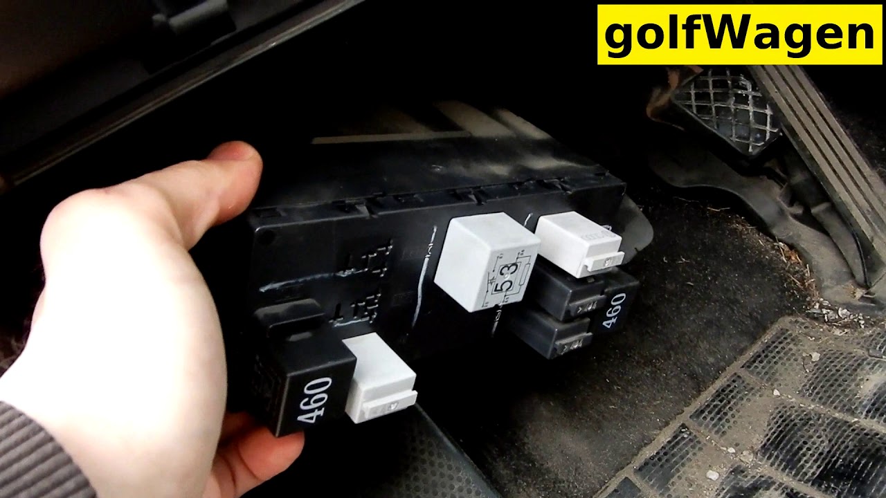 VW Golf 5 relay 460 replacement