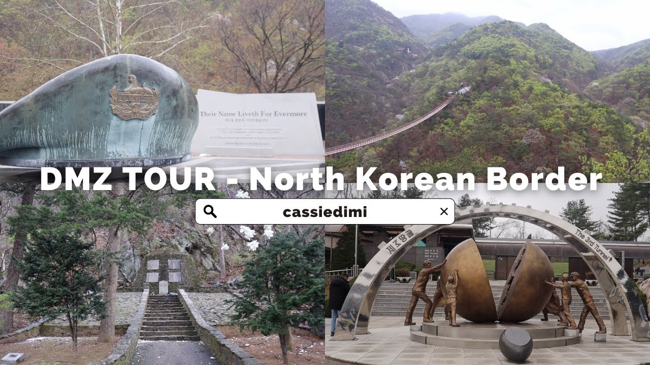 DMZ TOUR - North Korean Border | DMZ, 3rd Tunnel, Gamaksan Suspension Bridge, Gloucester Memorial