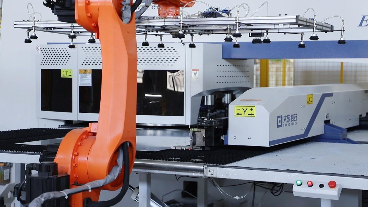 DARDONTECH ES300 CNC TURRET PUNCHING WITH ROBOT
