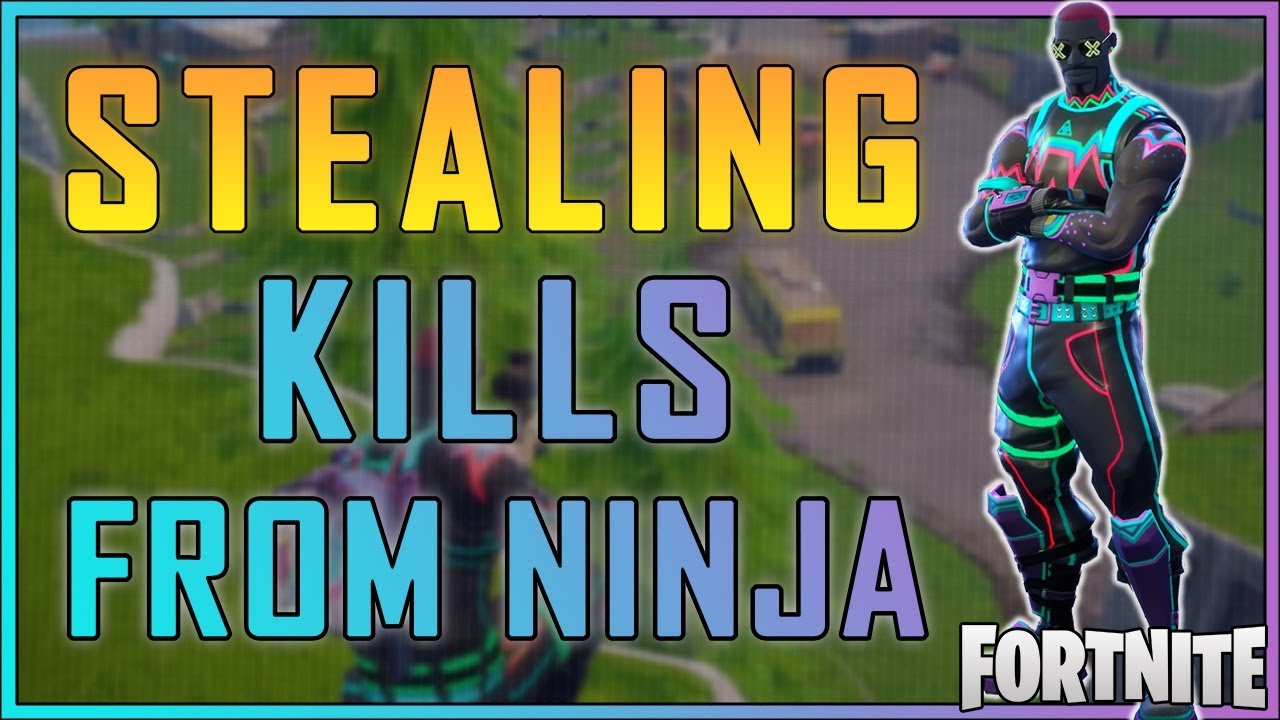 Fortnite - Stealing Kills From Ninja - May 2018 | DrLupo