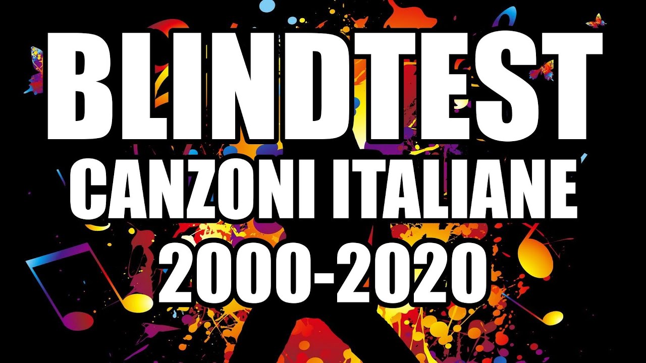 Indovina la canzone -  italiano facile - 2000-2020 - Canzoni italiane (guess the song)