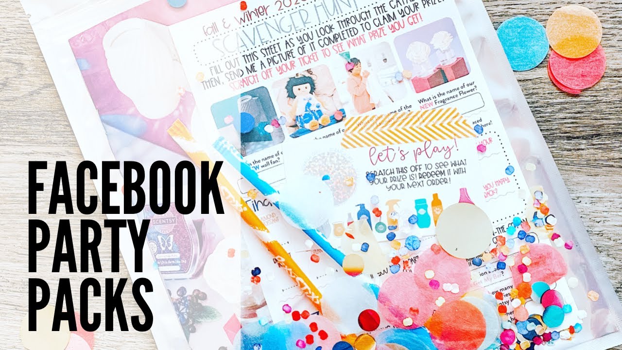 Scentsy Facebook Party Packs & Tips
