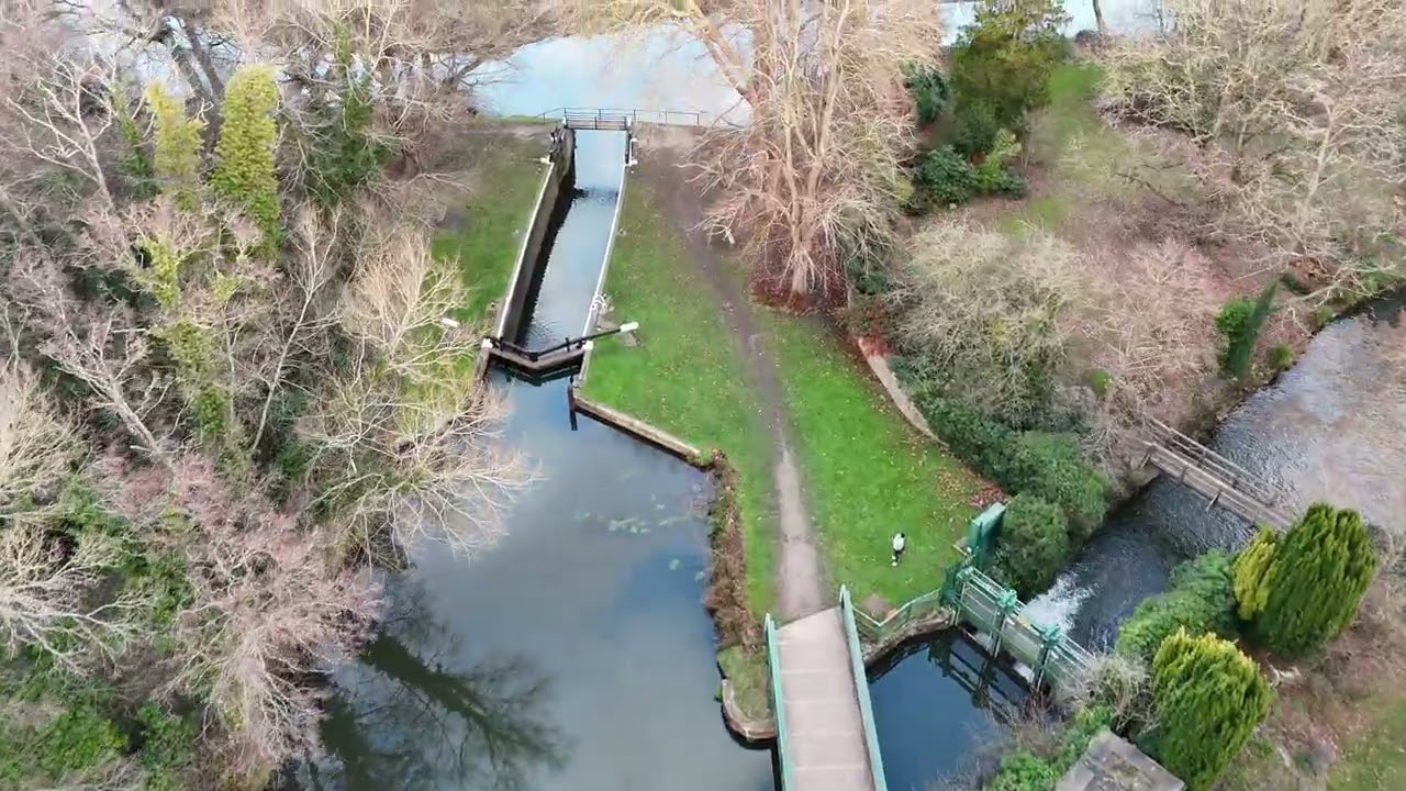Bowers Lock in Guilford DJI FLIP FOOTAGE
