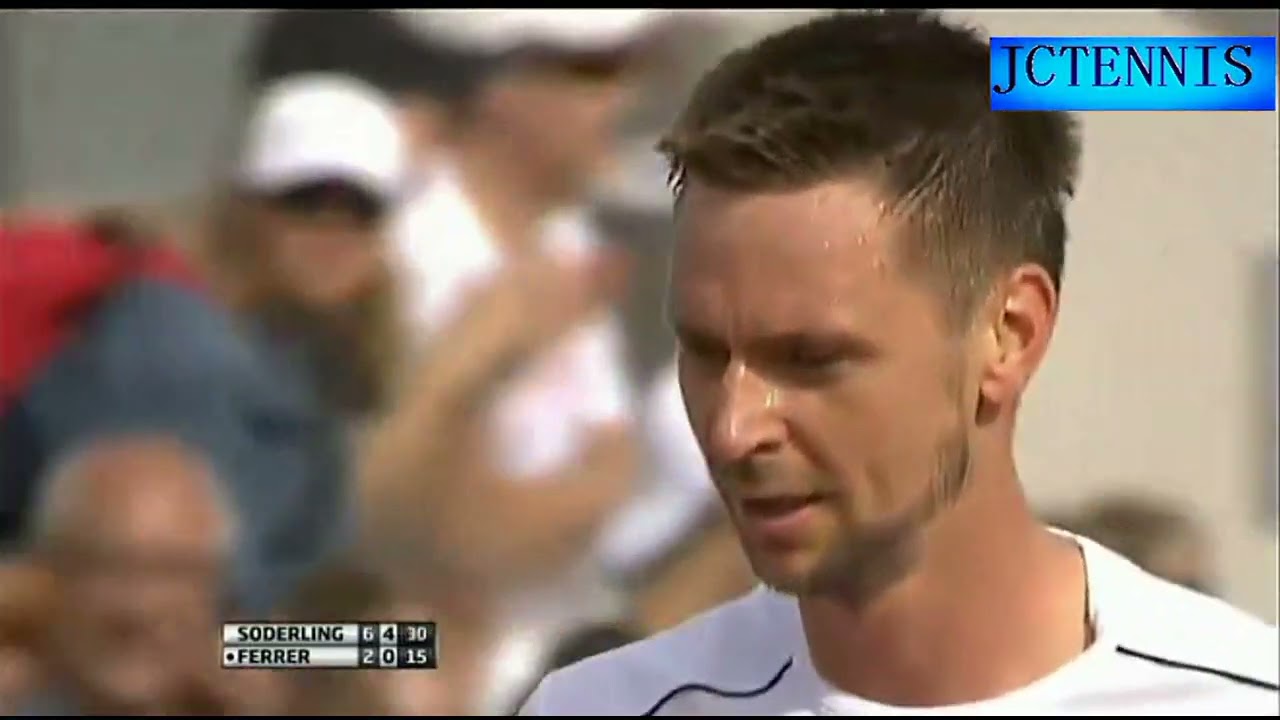 Robin Soderling vs David Ferrer 2011 Bastad Final Highlights