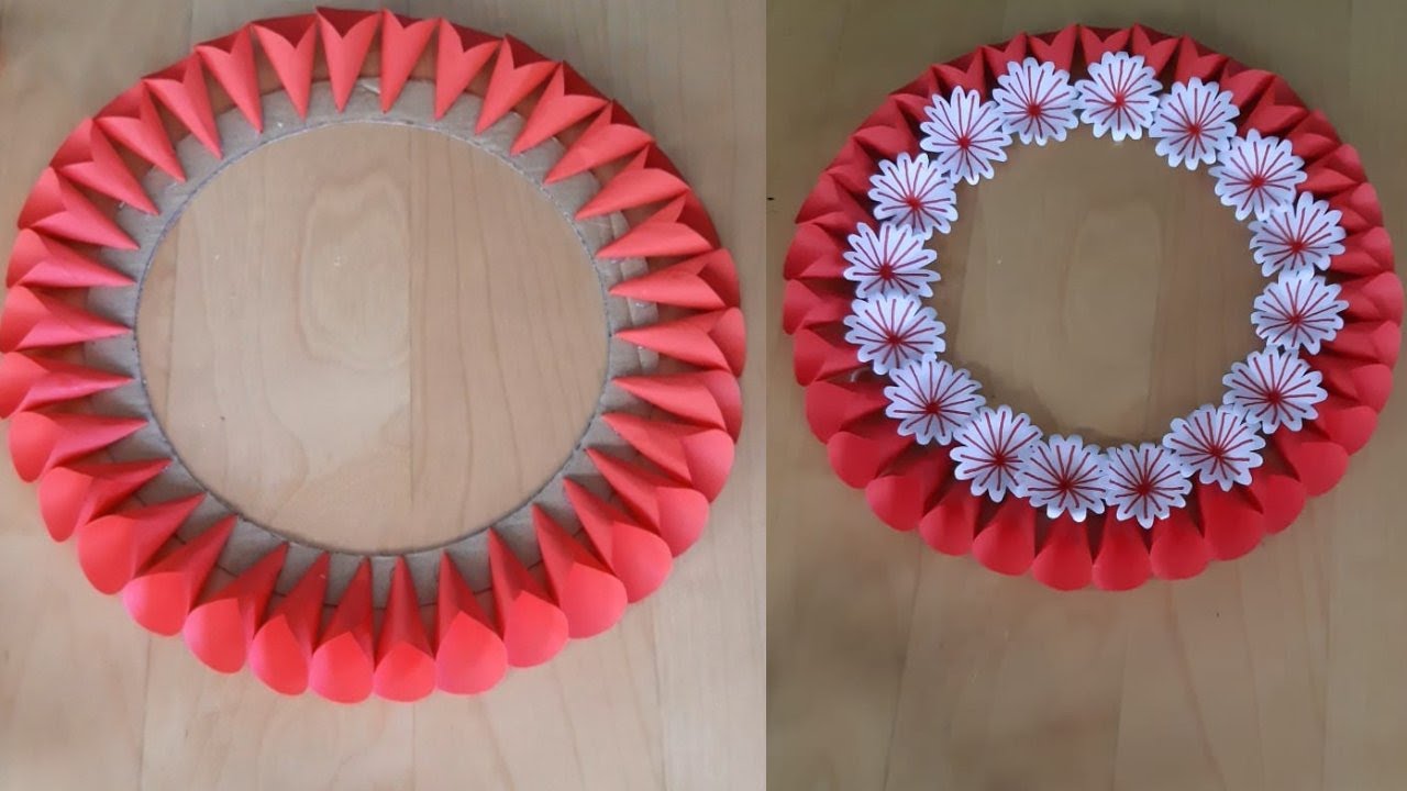 Beautiful Paper Flower Wall Hanging / Paper craft For Home Decoration,VS Crafts