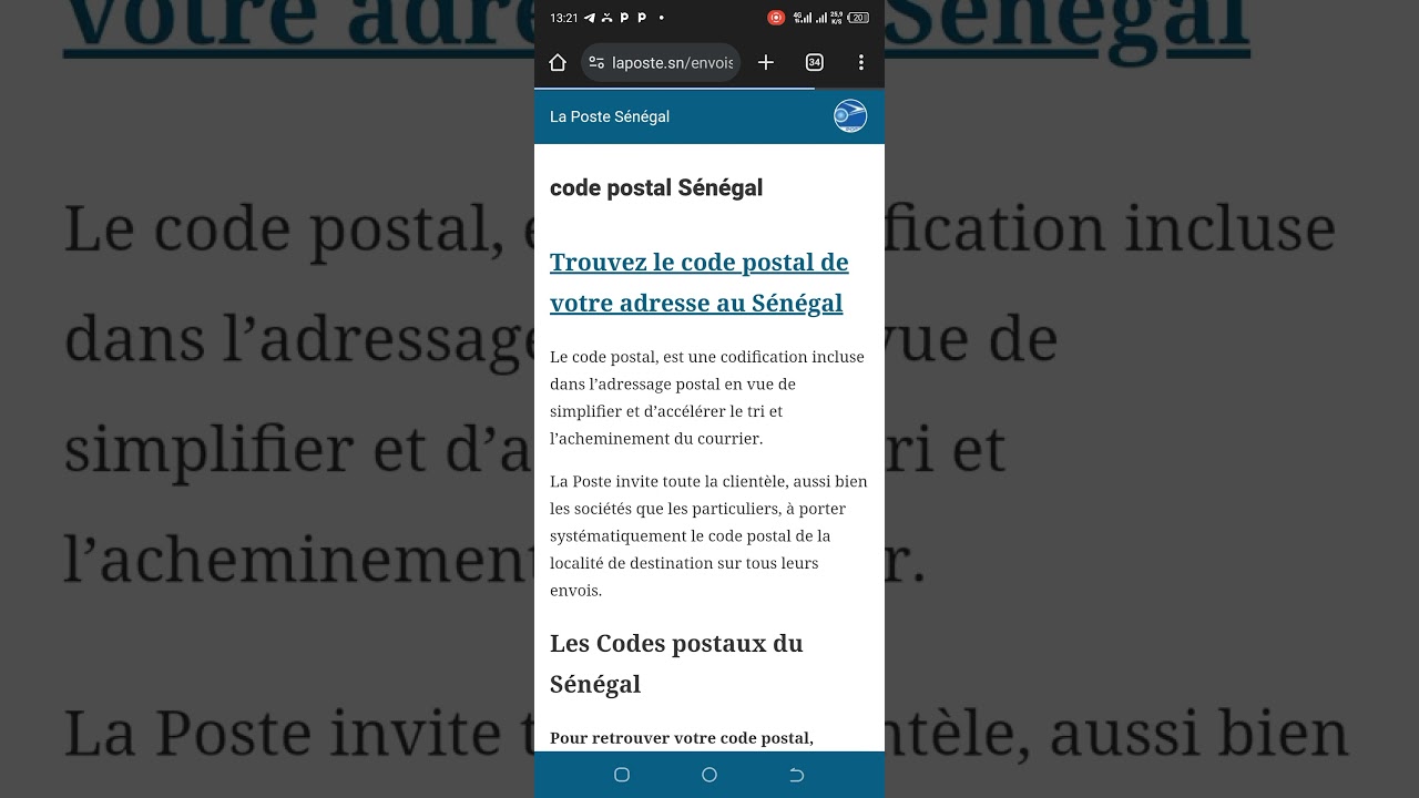 Comment obtenir son code postal ? #crypto #food  #postal  #football #live