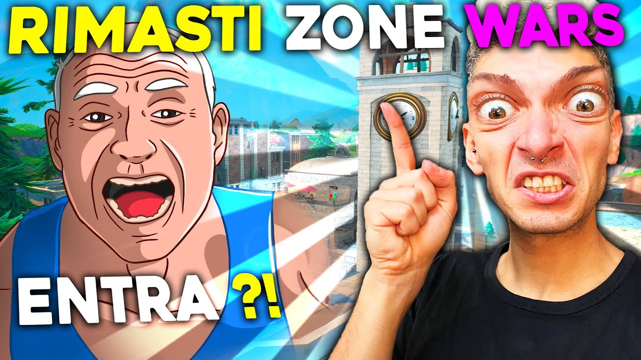 GIOCO PER LA PRIMA VOLTA LE RIMASTI ZONE WARS SU FORTNITE !!
