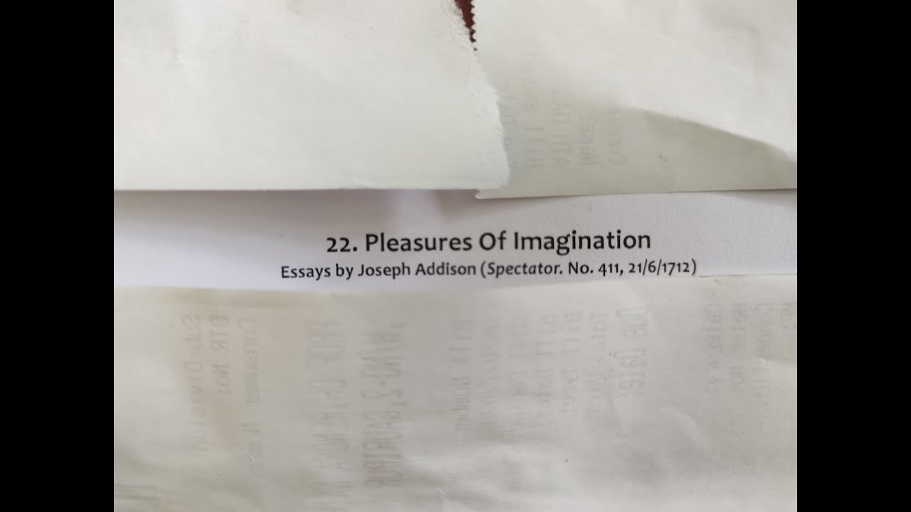 The Pleasures of Imagination