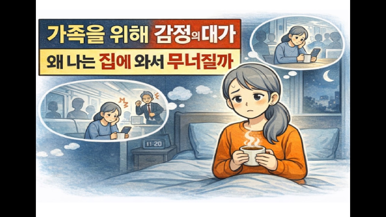 가족을 위해 참은 감정의 대가, 왜 나는 집에 와서 무너질까, 참아온 사람의 뇌는 다릅니다, 착한 사람일수록 위험합니다, 왜 나는 항상 참게 될까