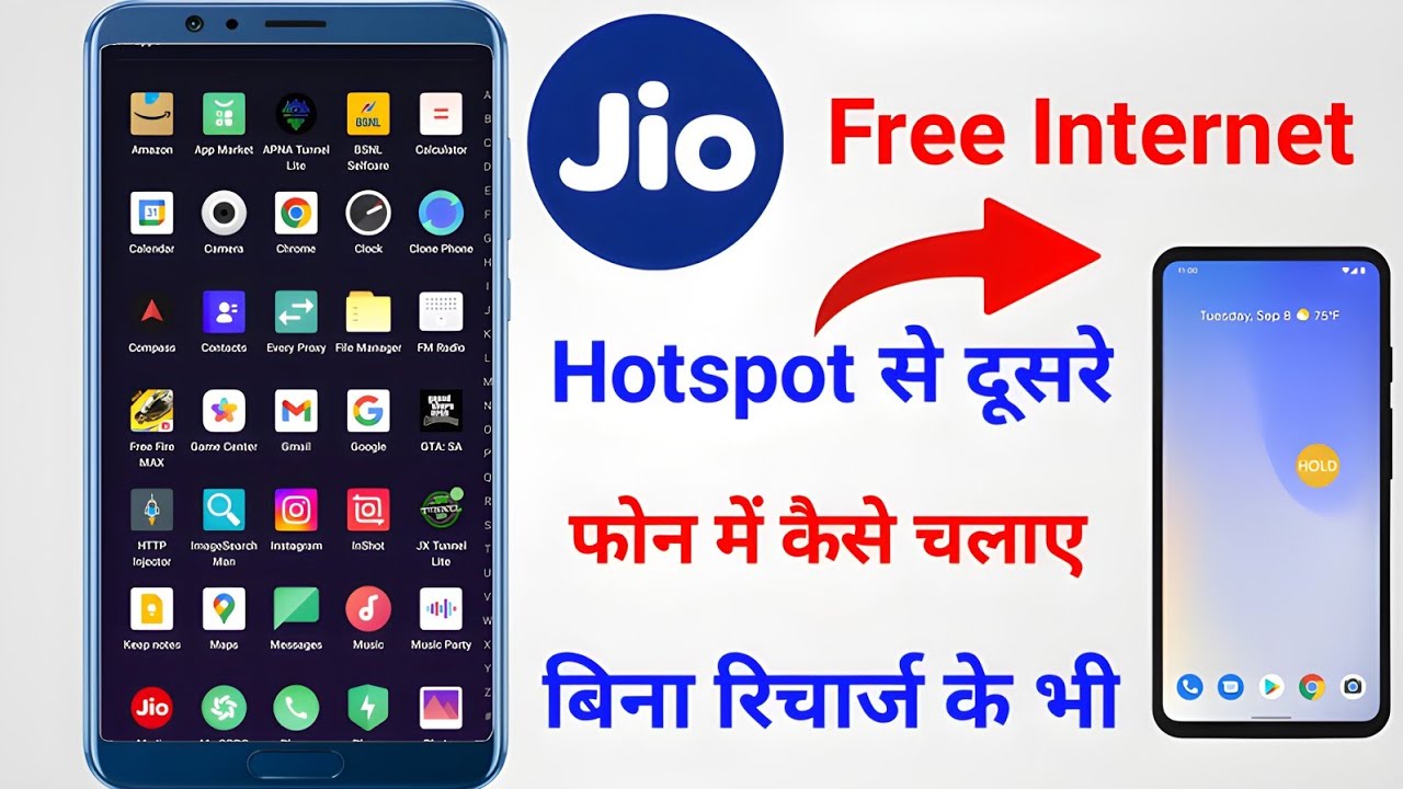 Internet VPN Ko Hotspot Se Share Kaise Kare Dusre Device Mein | Free Internet VPN Other Device