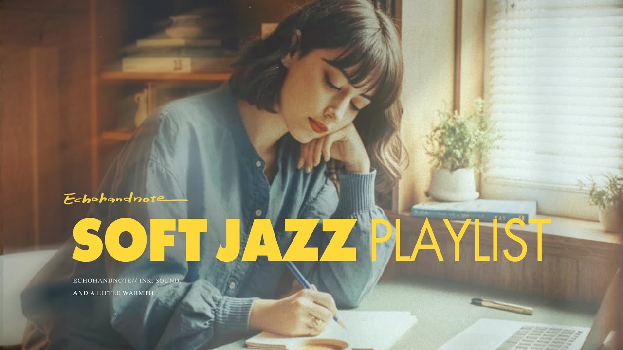Playlist｜SoftJazz 慢節奏陪伴感爵士.閱讀專注.平靜感＆柔霧嗓音女聲Soft Focus Mood #jazz #workmusic #calmmusic #focusmusic