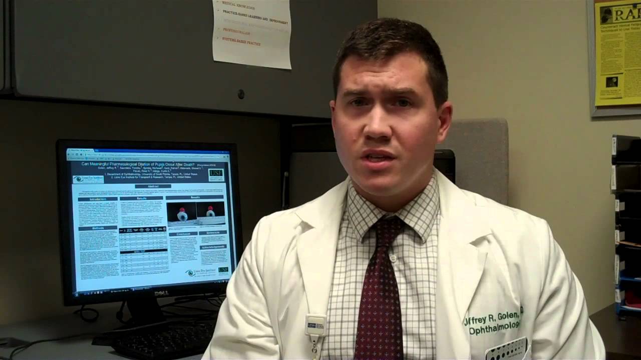 Meaningful pharmacologic pupil dilation possible after death