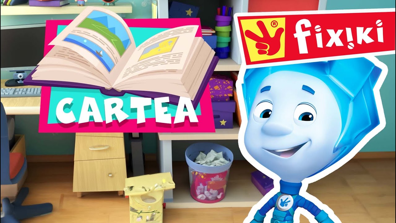 Desene în română - Cartea fixiki 🕮 Descopera aventurile echipei fixiki