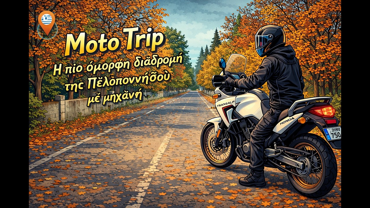 Moto Trip Η πιο όμορφη διαδρομή της Πελοποννήσου με μηχανή. TRIP IN GREECE