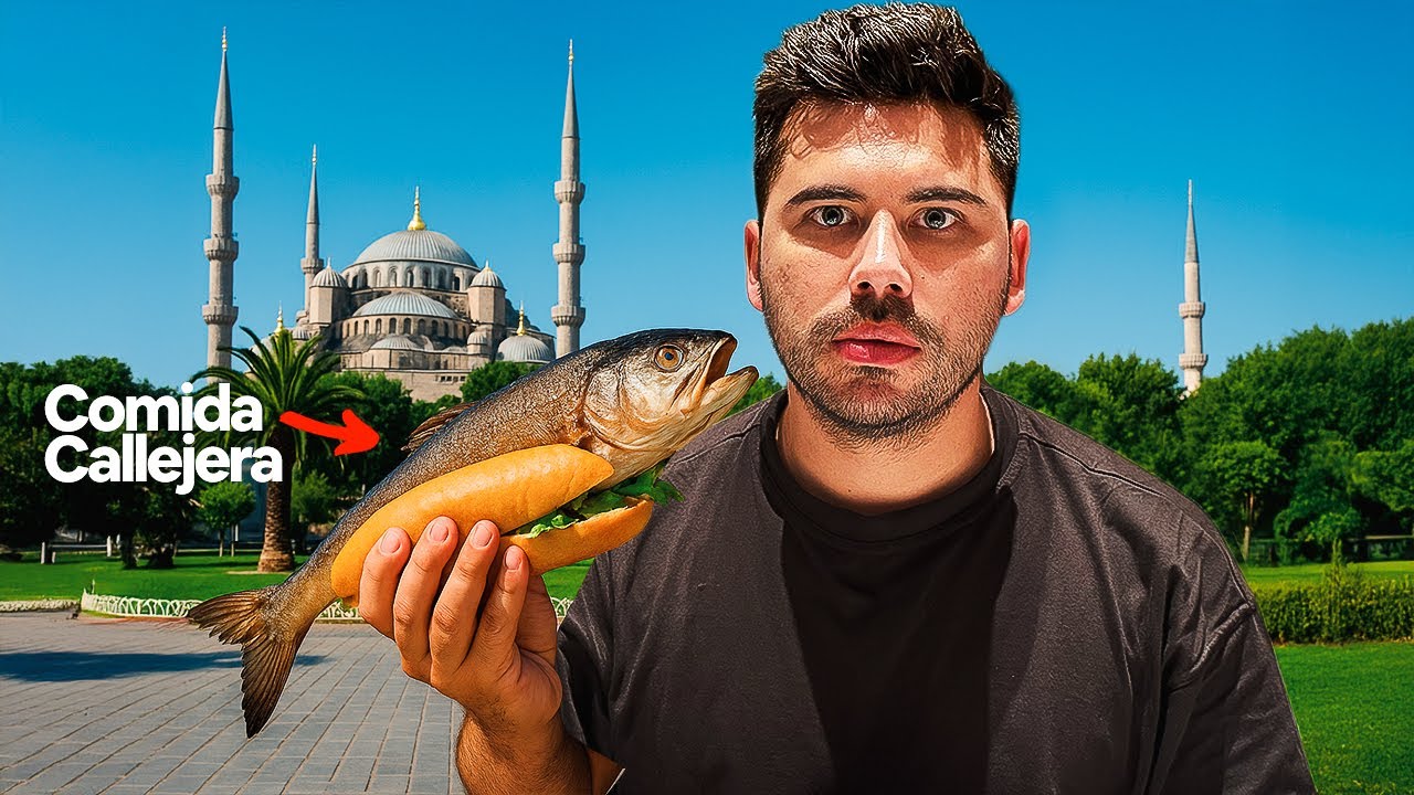 Probé la Comida Callejera de Turquía.