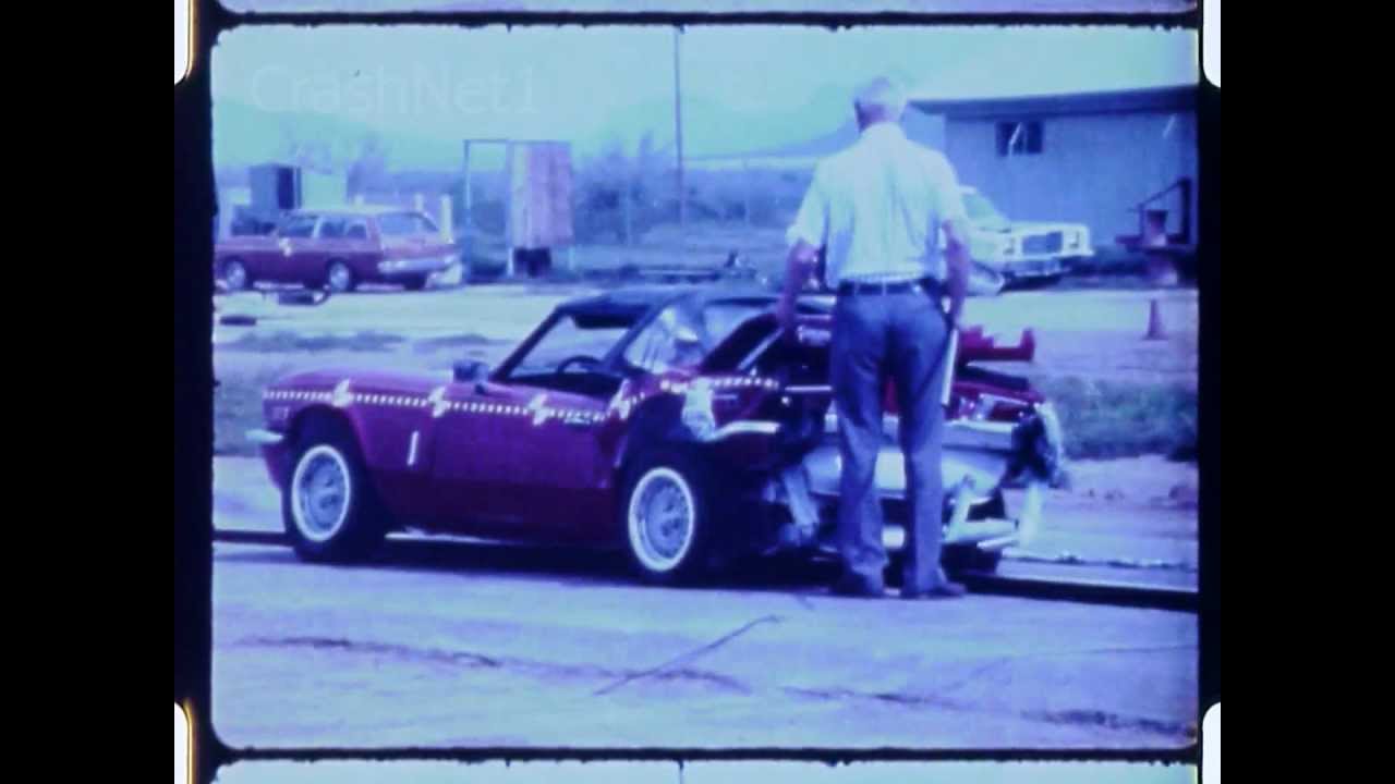 Triumph Spitfire | 1978 | Rear Crash Test | NHTSA | CrashNet1
