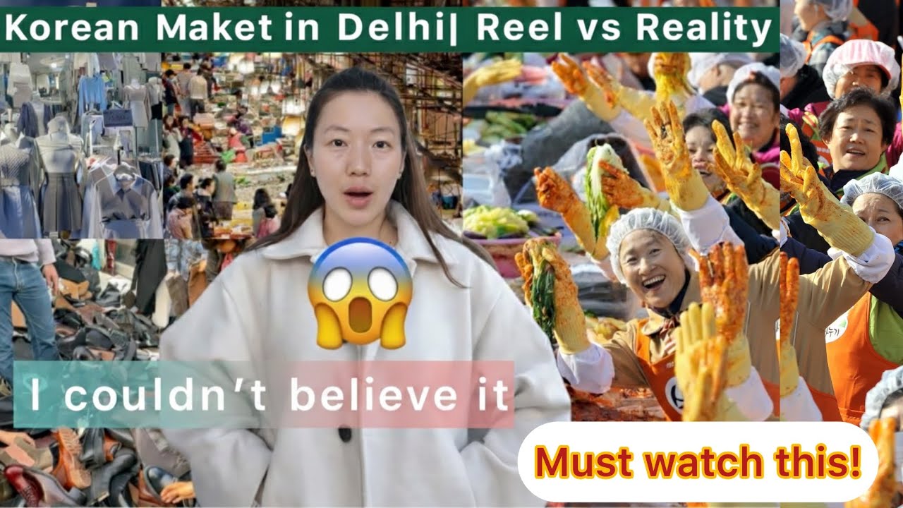 Korean Market Delhi| Reel vs Reality| I Couldn’t Believe It|