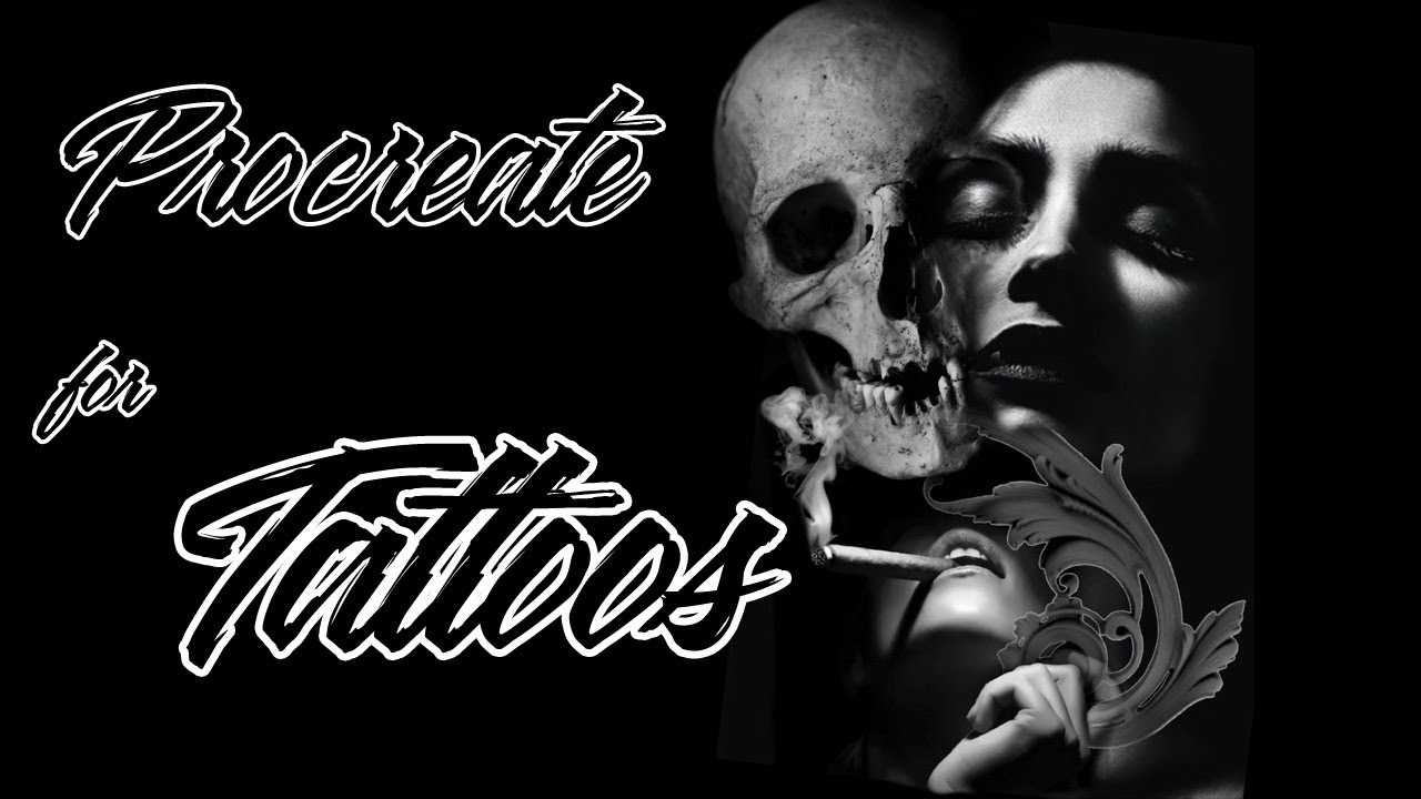 Procreate photo manipulation by tattoo artist on a Ipad pro