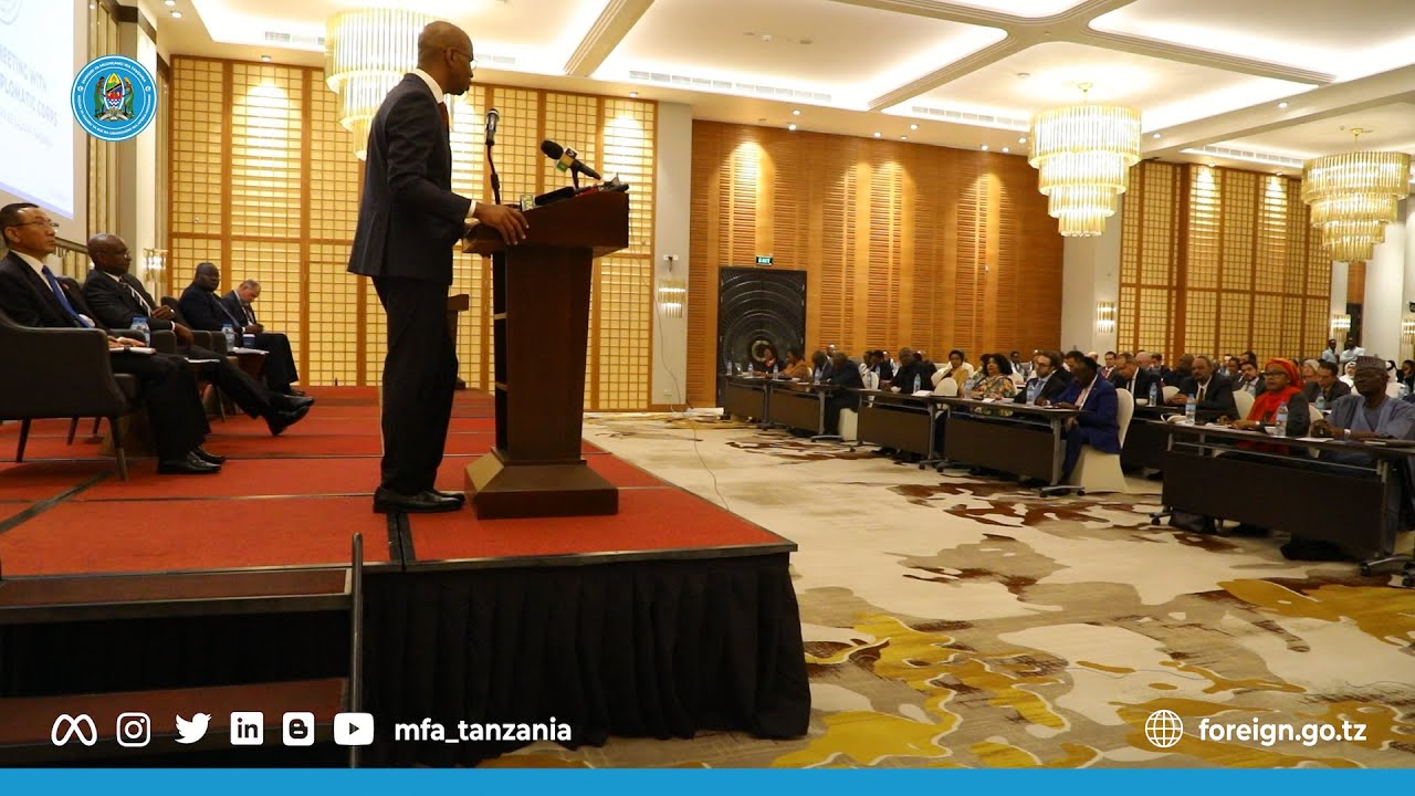 HON. MINISTER MAKAMBA's  SPEECH TO THE DIPLOMATIC CORP IN TANZANIA  SEPT. 21 2023