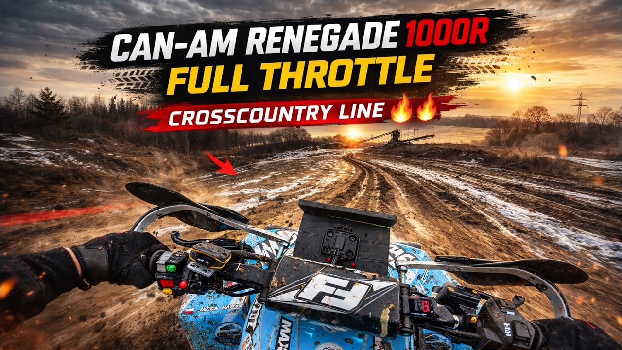 Can am Renegade 1000R FULL THROTTLE! CROSSCOUNTRY LINE 🔥🔥