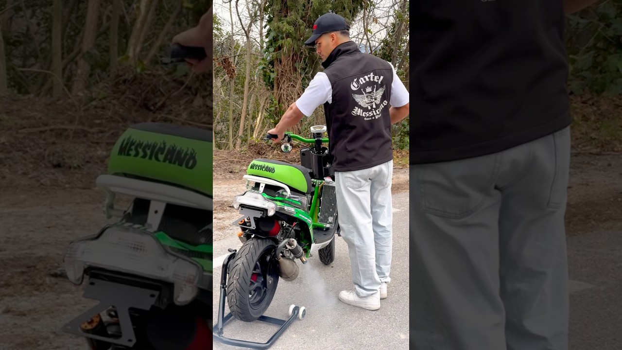 BOOSTER 100cc 8.1 ASMR 🔈💥 #scooter#2t#puresound