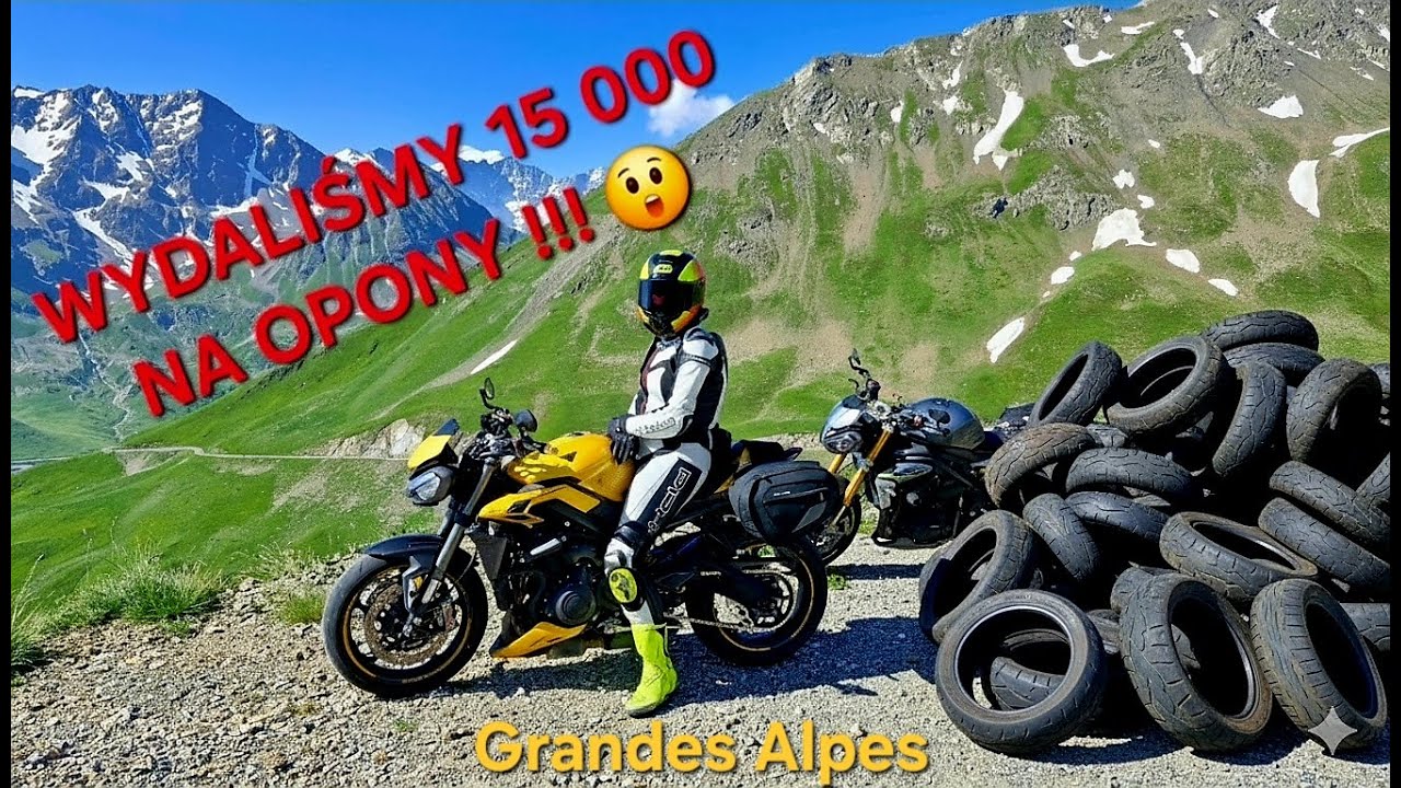 Wydaliśmy 15 000 pln na opony! Jak to możliwe? Epicka jazda drogą D902 przez Grandes Alpes - Triumph