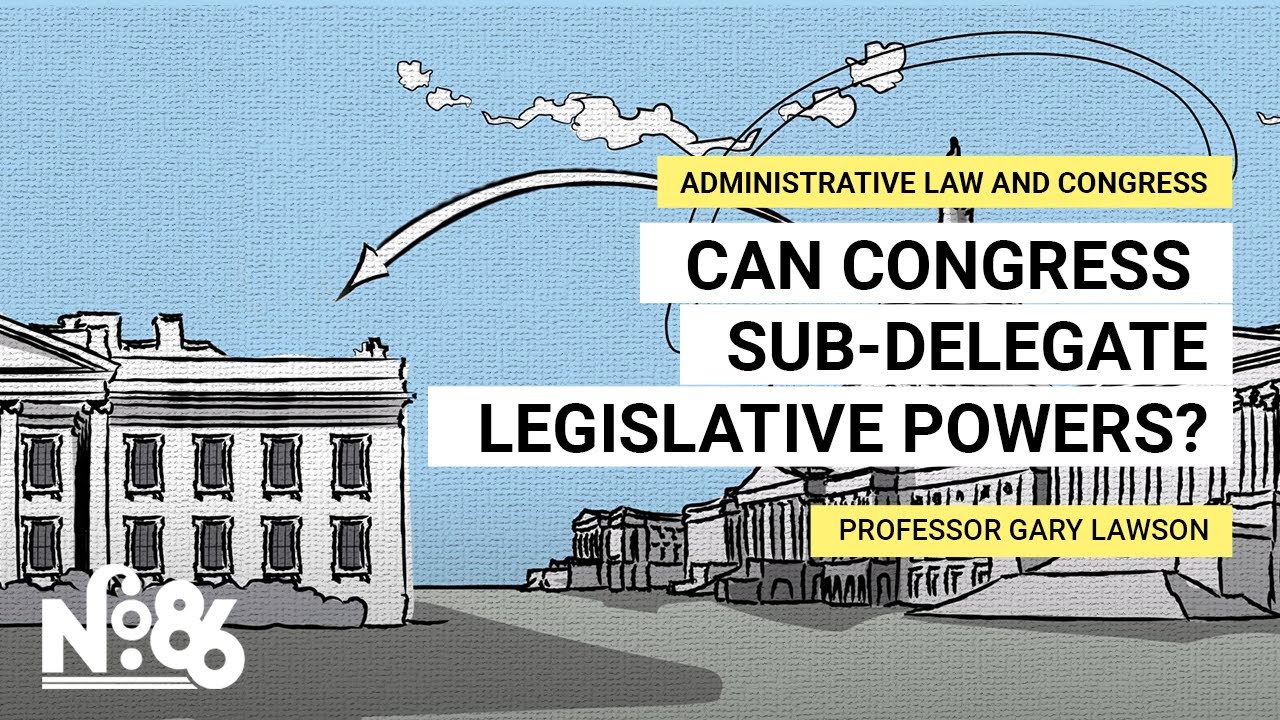 Can Congress Sub-Delegate Legislative Powers? [No. 86]