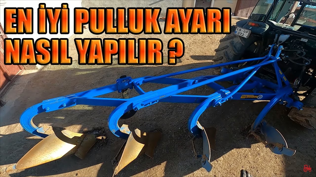 TRAKTÖRDE EN İYİ PULLUK AYARI NASIL YAPILIR? KÖYHAYATI DÖRTLÜ PULLUK