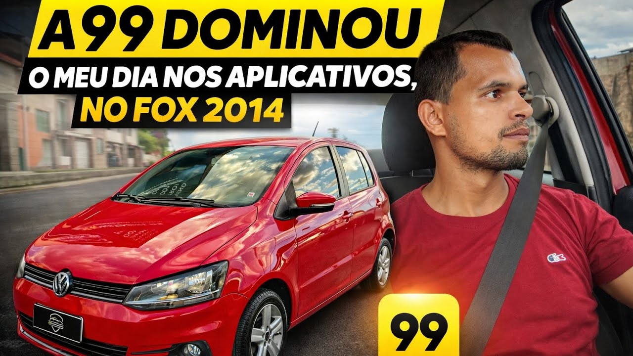 Rodei nos aplicativos e a 99 dominou!