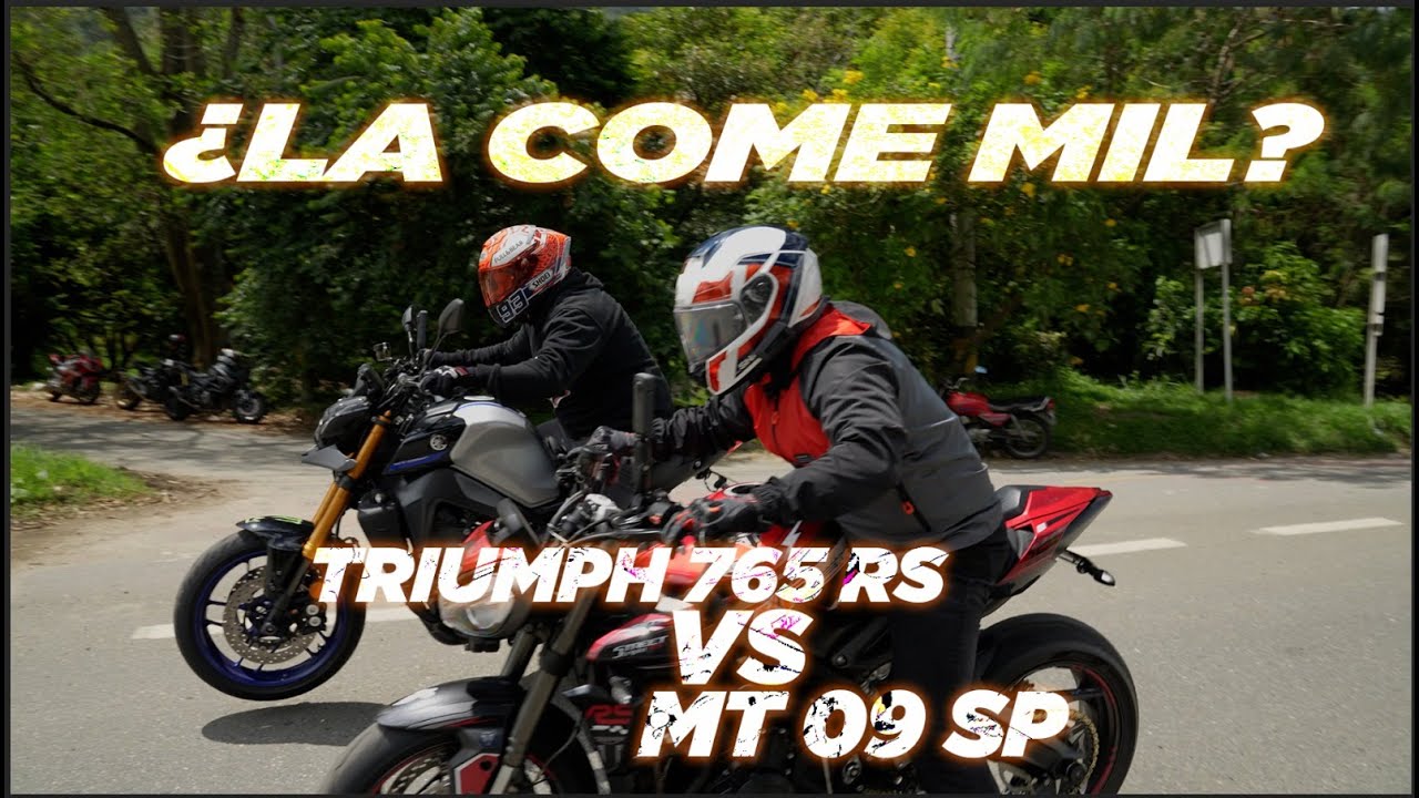 MT09 SP VS TRIUMPH STRRET TRIPLE 765 SR 🔥🔥